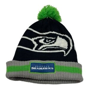 Seattle Seahawks NFL Knit Beanie with Pom Bud Light Hat Size OS